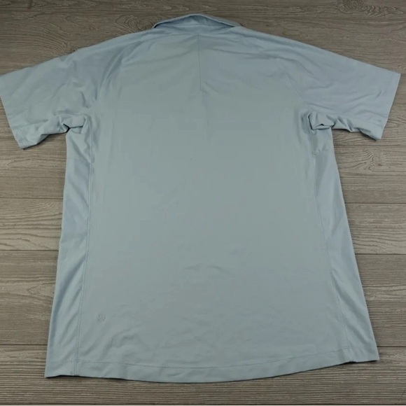 Lululemon Men’s Snap Front Golf Stretch Polo Blue XL - Picture 2 of 3